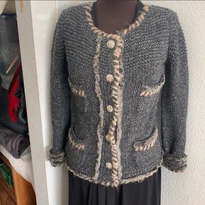 Chanel Sweater Jacket.